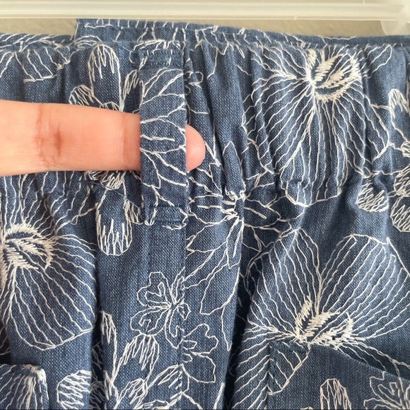 Julien David Vintage Tailored 1980's Look Floral Thread Embroidered Skirt - Picture 10 of 16